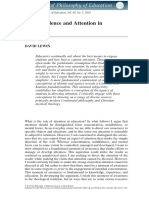 Lewin 2014, Behold - Silence and Attention in Education