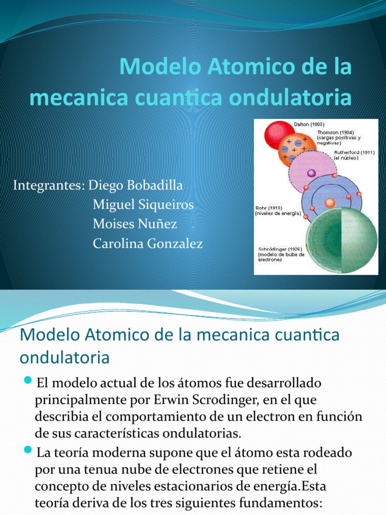 Teoria de la mecanica cuantica ondulatoria