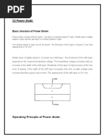 Difference between power and small signal diode