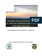 Revisión Y Actualización Del Plan Sectorial de Turismo de San Antero 2013-2020 / 2016-2020