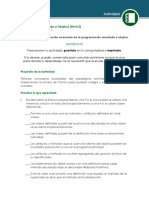 Actividad 1 Aplicación Avanzada de La Programación Orientada A Objetos PDF