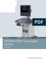 Acuson X300 Ultrasound System: Release 2.5