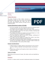 Intake Structure Design and Factors