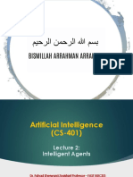 AI Lecture on Intelligent Agents, Environments and Rationality