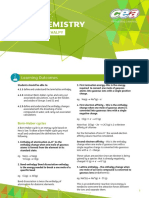 Gce Chemistry: Factfile