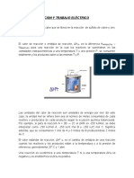 Calor de Reaccion y Trabajo Eléctrico 1