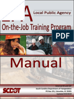 DOT LPA On-The Job Training Program 2019-09-09