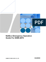 Maintaining Monitor Software Operation Guide For ESM-4870