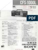 Sony cfs-1000l PDF