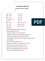 Comparative Adjectives Worksheet