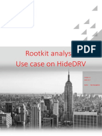 Rootkit Analysis Use Case On HIDEDRV v1.6
