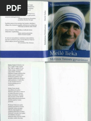 K Feldmanas Meile Lieka Motinos Tereses Gyvenimas