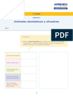 Animales Domesticos y Silvestres PDF