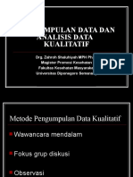 Analisis Data Penelitian Kualitatif Kesehatan Masyarakat