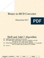 Binary-to-BCD Converter: Discussion D4.5