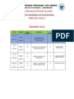 Horario y Fechas de Maestria 2020-1 Grupo Iii