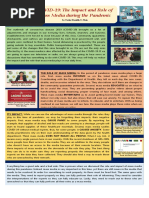 COVID-19: The Impact and Role of Mass Media During The Pandemic