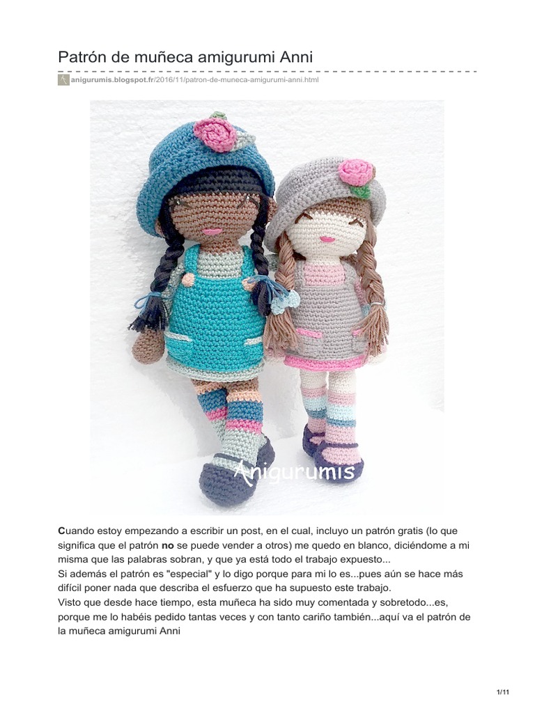 muñeca anni amigurumi