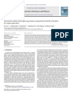 Activated Carbon With High Capacitance Prepared by NaOH Activation For Supercapacitors