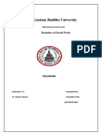 Gautam Buddha University: Bachelors of Social Work