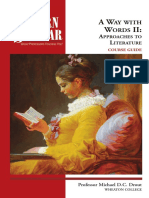 (Modern Scholar) Michael D C Drout - A Way With Words II - Approaches To Literature-Recorded Books (2007) PDF