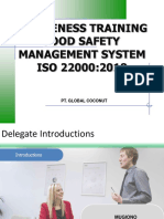 MG - ISO 22000-2018 Awareness Training