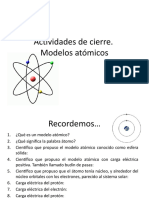 Actividades de Cierre Bohr