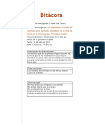 Bitacora, Observación de La Panadería Ysabel PDF