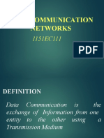 Intro - Data Communication Networks