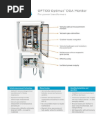 OPT100 Optimus DGA Monitor: For Power Transformers