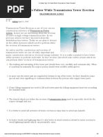 11 Safety Tips To Follow While Transmission Tower Erection