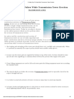 11 Safety Tips To Follow While Transmission Tower Erection