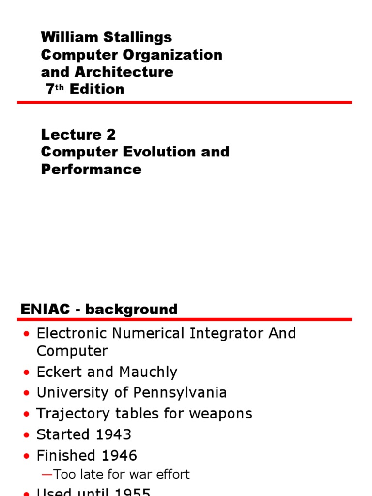Computer Evolution and Performance Overview | PDF | Central Processing ...