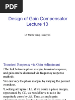 Design of Gain Compensator: DR Mirza Tariq Hamayun