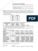 Ejercicios de Evaluacion de Proyectos en Excel Mayo 27 de 2020