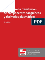 GUÍA TRANSFUSIÓN DE COMPONENTES SANGUÍNEOS Y DERIVADOS PLASMÁTICOS