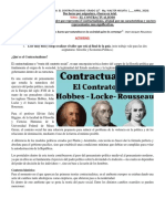 Filosofía 11 - Guía 8 - El Contractualismo. Teoria Filosofía-Politica.