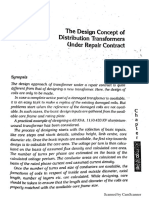 Chap 8 The Design Concept of Distribution Transformers Under Repair Contract PDF