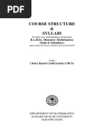 Amu Mathematics B.Sc. Syllabus