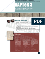 Consumer Perception: Learning Objectives