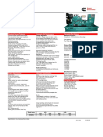 Diesel Powered Generating Sets C150 D5: Standard Genset Features Generator Set Performance Generator Set Options