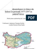 Aspecte Geografice Si Epidemiologice Ale Holerei in Perioada