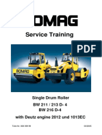 Service Training: Single Drum Roller BW 211 / 213 D-4 BW 216 D-4 With Deutz Engine 2012 Und 1013EC