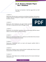 CBSE Class 8 Science Sample Paper Set 1 Solution