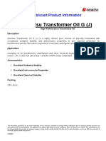 TDS - Idemitsu Transformer Oil G - EN