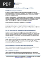 CIWEM Application Process Guidance | PDF | Professional Development ...