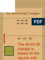 Two Special Right Triangles