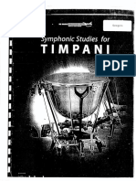 Nick Woud - Symphonic Studies For Timpani