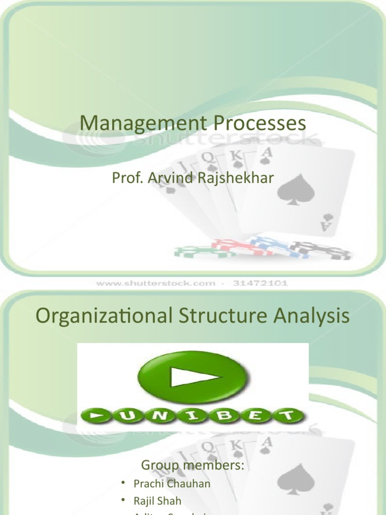 Online Gambling Company Structure Analysis | PDF