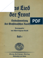 Liedboek PDF - Duits - 1940 - Das Lied Der Front Heft 1